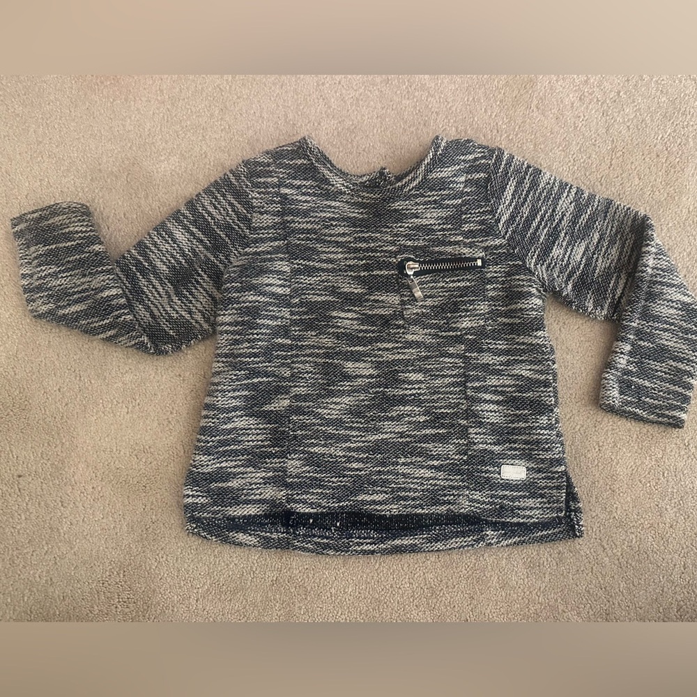 7 For All Mankind Zipper Pocket Sweater-Size 2T